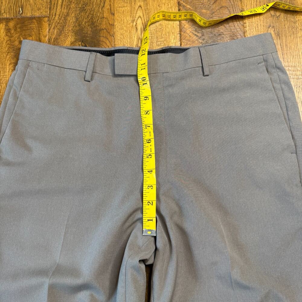 Claiborne Taupe Gray Dress Tailored Pants Mens Size 34x32 100% Polyester - Picture 4 of 6